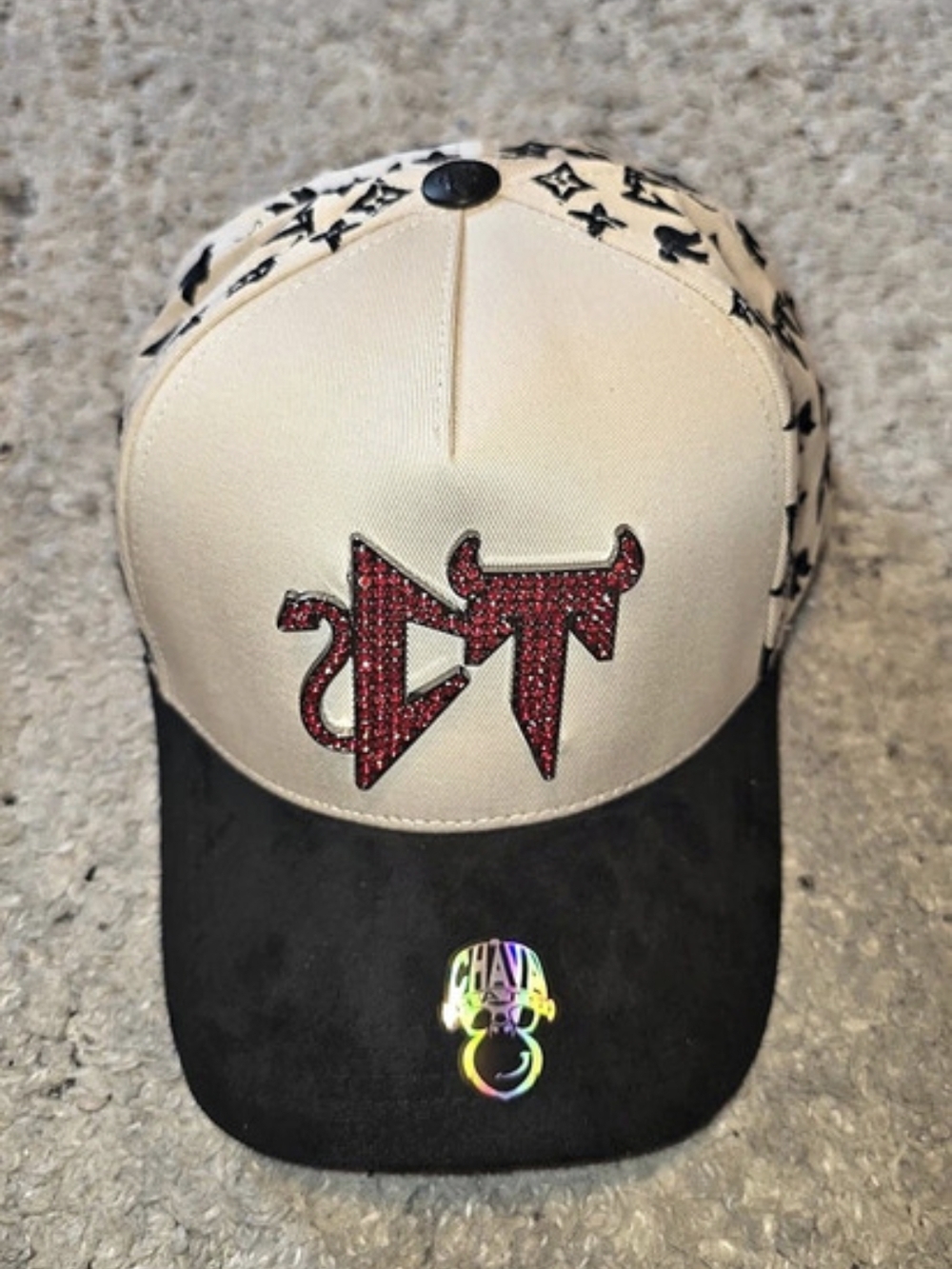 Brand New Black & Cream Trucker Hat